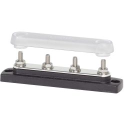 Blue Sea Systems Common 150A BusBar - Four 1/4"-20 Studs with Cover | Blackburn Marine